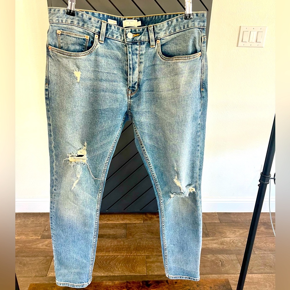 TOPMAN Stretch Skinny Jeans
